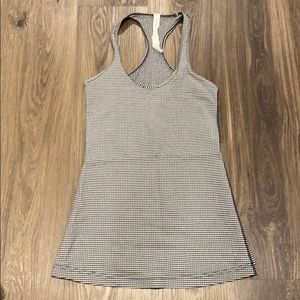 Lululemon checkered Racerback Workout Top